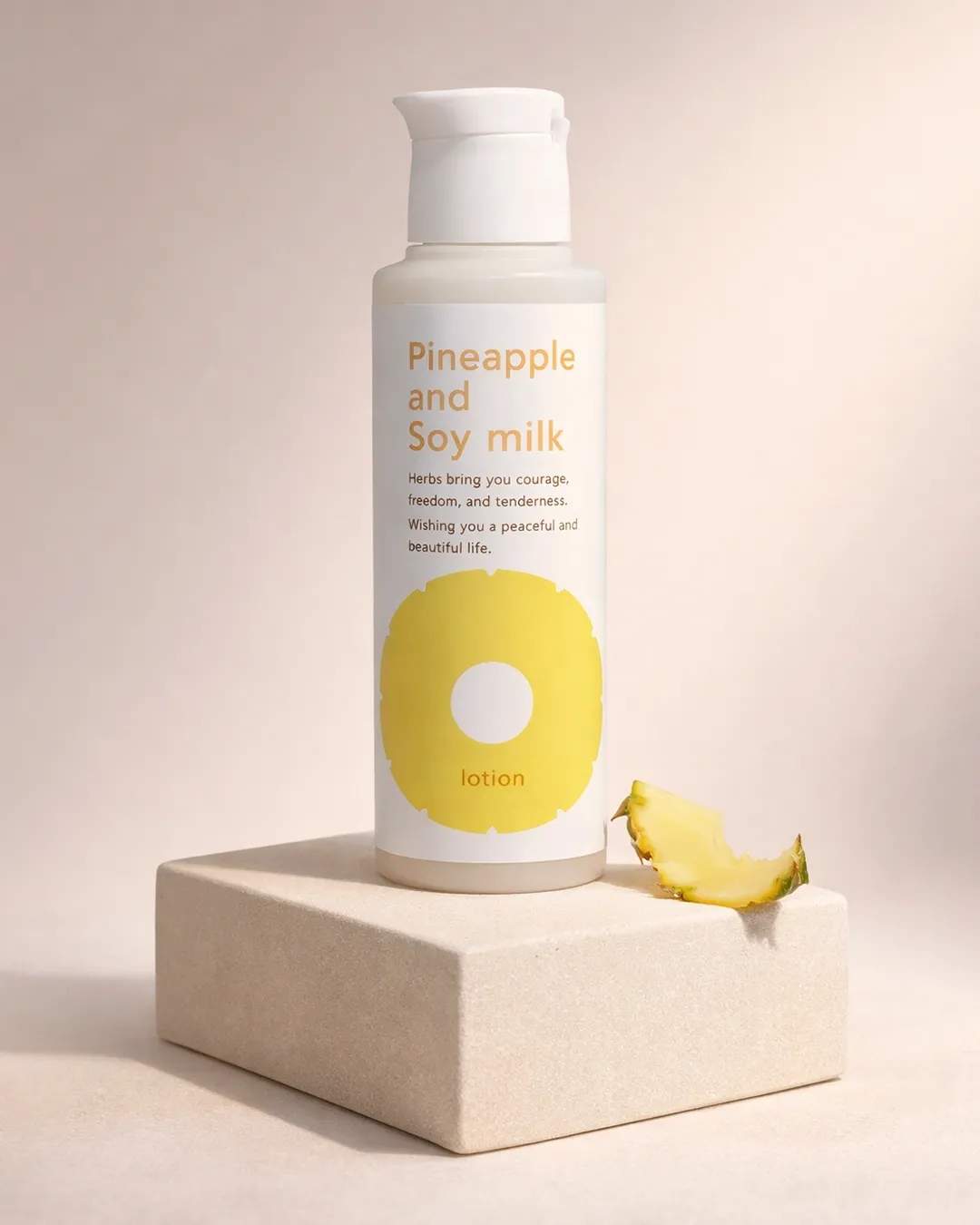 Pineapple Soy Milk Hair Removal Lotion Brightening, Moisturizing
