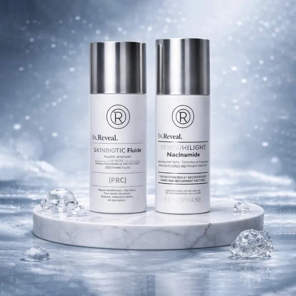 Sensitive Skin Care Package with Skinbiotic Fluide Niacinamide package photo