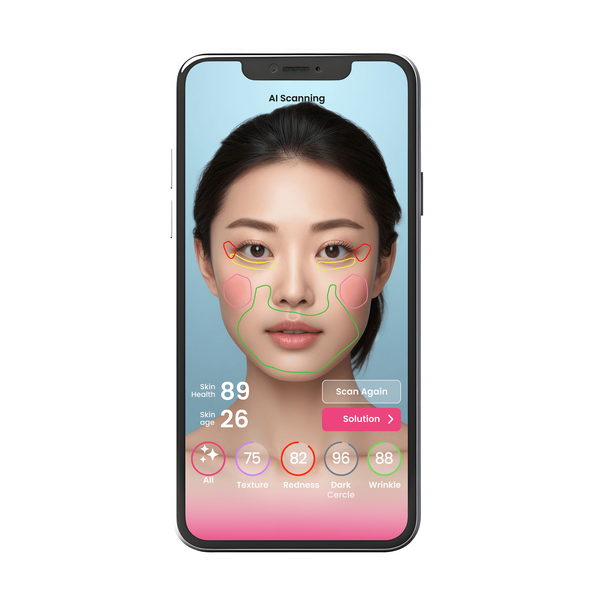Personalized skin results and recommendations