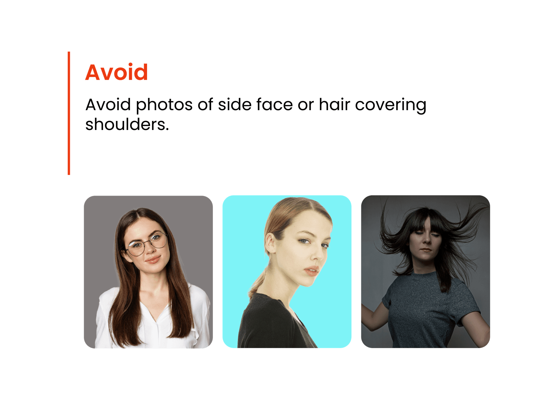 Example product recommendations based on your skin analysis